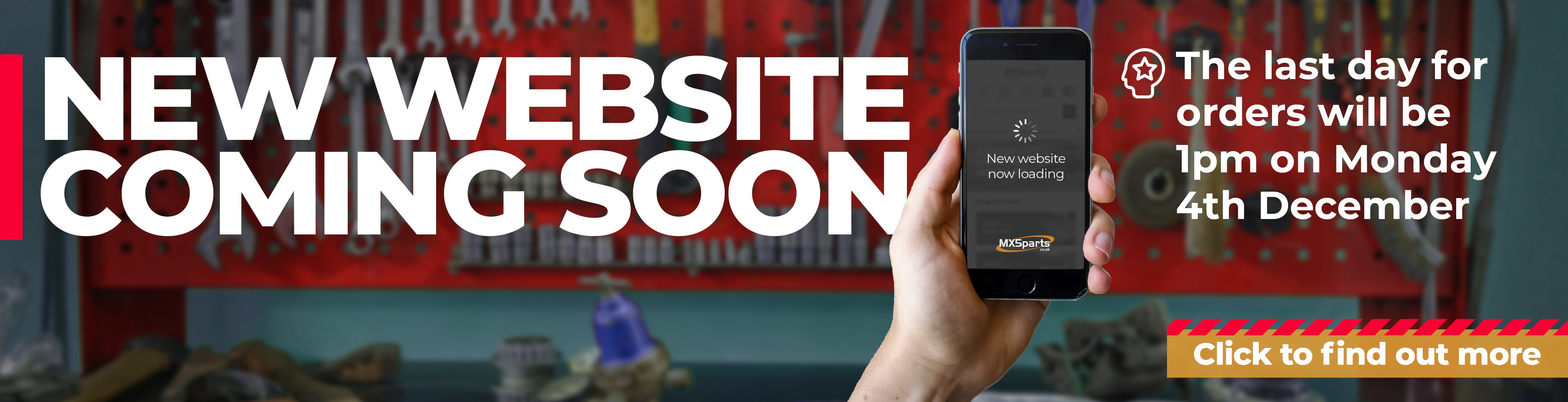 New website coming soon. The last day for orders will be 1pm on Monday 4th December. Click to find out more Text